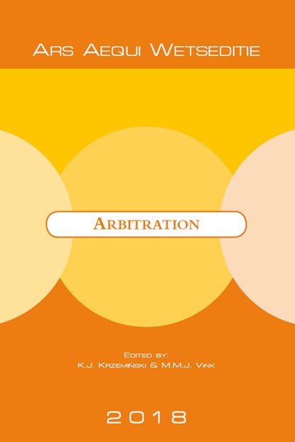 Arbitration 2018, niet bekend - Paperback - 9789492766380