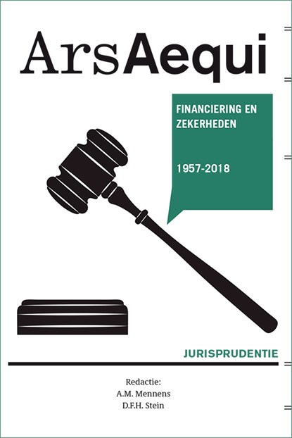 Jurisprudentie Financiering en zekerheden 1957-2018, Daniël Stein - Paperback - 9789492766540