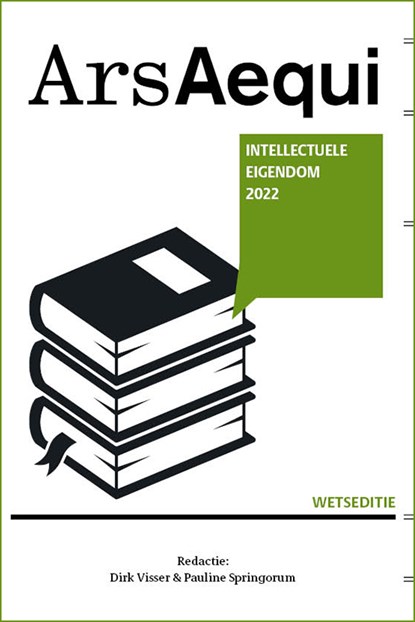 Intellectuele eigendom 2022, Dirk Visser ; Pauline Springorum - Paperback - 9789492766922