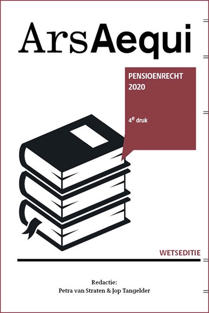 Pensioenrecht 2020, Petra van Straten ; Jop Tangelder - Paperback - 9789492766984