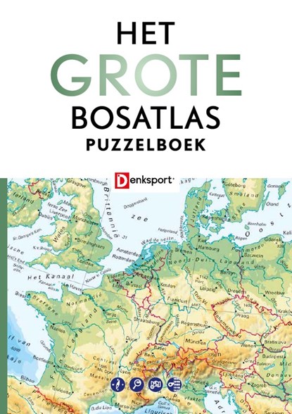 Denksport Het Grote Bosatlas Puzzelboek, Peter Vroege ; Tjeerd Tichelaar - Paperback - 9789492911797