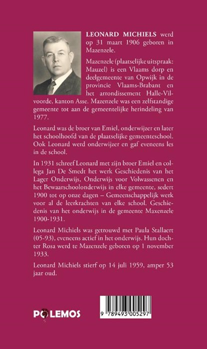 Verzamelde gedichten, Leonard Michiels - Gebonden - 9789493005297