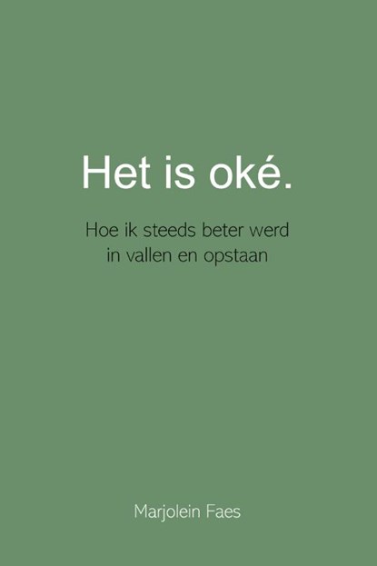 Het is oké, Marjolein Faes - Paperback - 9789493111929