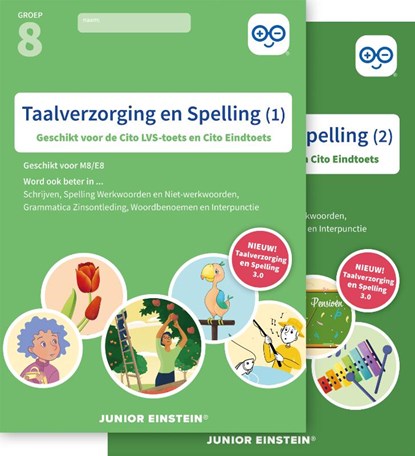 Taalverzorging en Spelling Cito Oefenboeken Set Deel 1 en 2, niet bekend - Paperback - 9789493128095