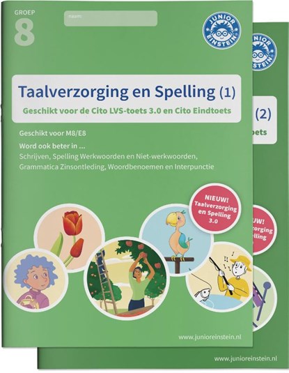 Taalverzorging en Spelling Cito Oefenboeken Set Deel 1 en 2, niet bekend - Paperback - 9789493128095