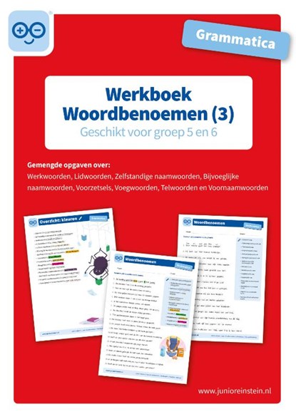 Werkboek Woordbenoemen Grammatica deel 3 Groep 5 en 6, niet bekend - Paperback - 9789493128156