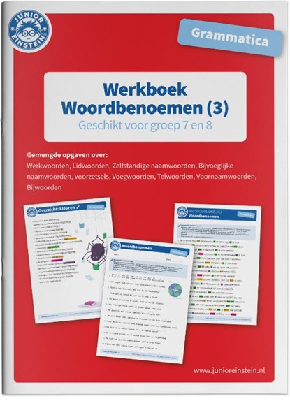 Werkboek woordbenoemen Grammatica deel 3 Groep 7 en 8, niet bekend - Paperback - 9789493128187
