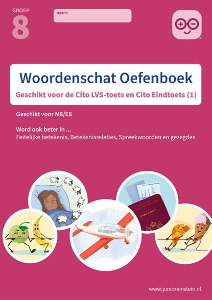Woordenschat deel 1 Geschikt voor de Cito LVS-toetsen en de Cito Eindtoets - M8/E8 Cito Oefenboek, niet bekend - Paperback - 9789493128347