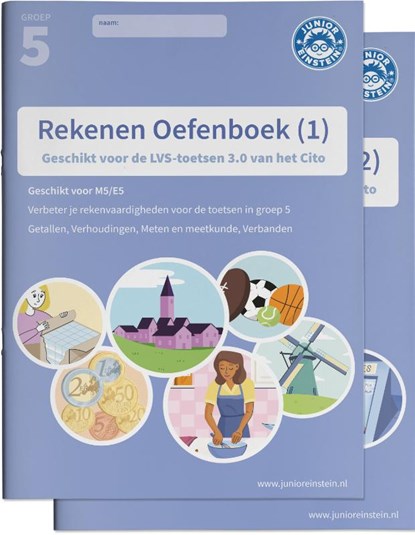 Rekenen Oefenboek Set deel 1 en 2 groep 5, niet bekend - Paperback - 9789493128583