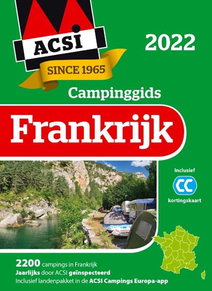 Frankrijk + app 2022, ACSI - Paperback - 9789493182233
