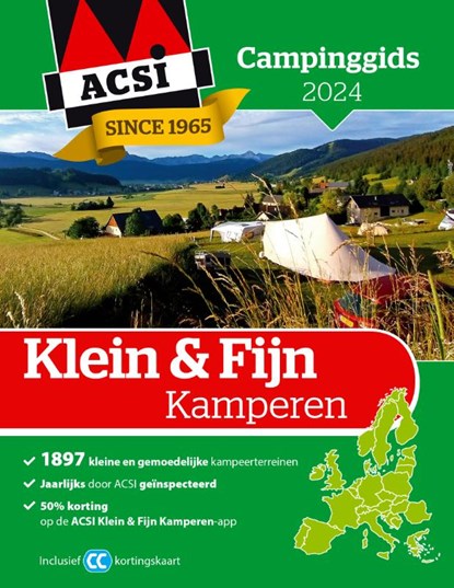 Klein & Fijn Kamperen 2024, ACSI - Paperback - 9789493182523