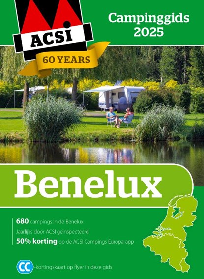 ACSI Campinggids Benelux 2025, ACSI - Paperback - 9789493182691