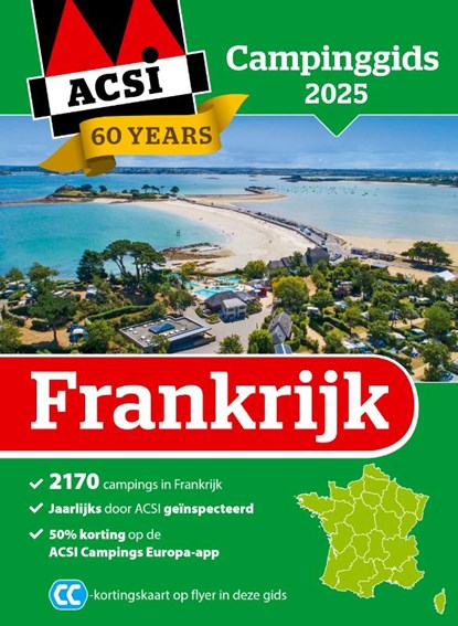 ACSI Campinggids Frankrijk 2025, ACSI - Paperback - 9789493182707