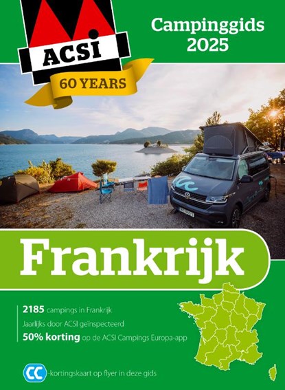 ACSI Campinggids Frankrijk 2025, ACSI - Paperback - 9789493182707