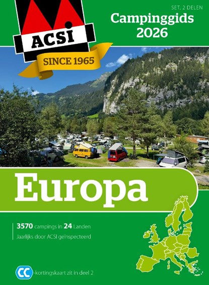 ACSI Campinggids Europa 2026, ACSI - Paperback - 9789493182912