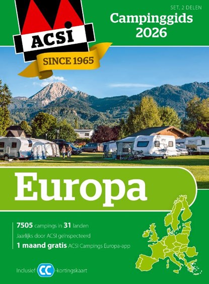 ACSI Campinggids Europa 2026, ACSI - Paperback - 9789493182912