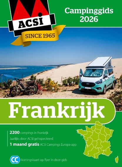 ACSI Campinggids Frankrijk 2026, ACSI - Paperback - 9789493182936