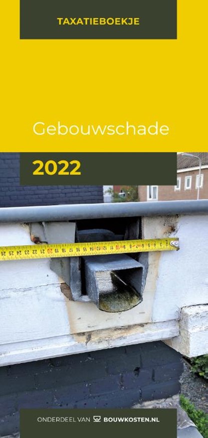 Gebouwschadeboekje 2022, Bouwkosten.nl - Paperback - 9789493196612