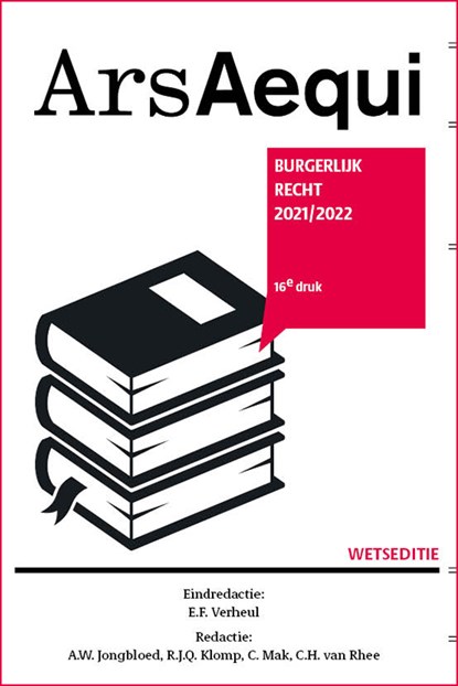 Burgerlijk recht 2021-2022, Emil Verheul - Paperback - 9789493199354