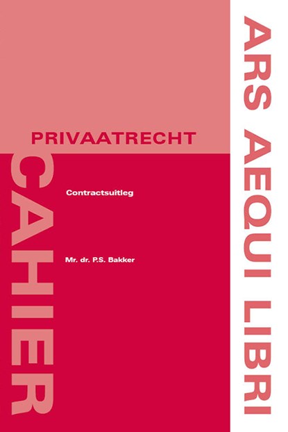 Contractsuitleg, Sjoerd Bakker - Paperback - 9789493199484