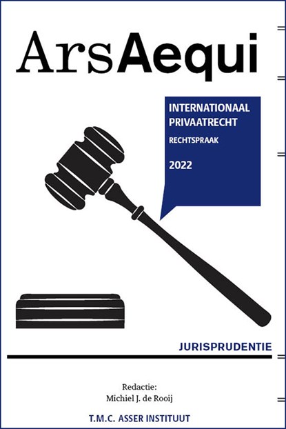 Jurisprudentie Internationaal Privaatrecht 2022, Michiel J. de Rooij - Paperback - 9789493199705