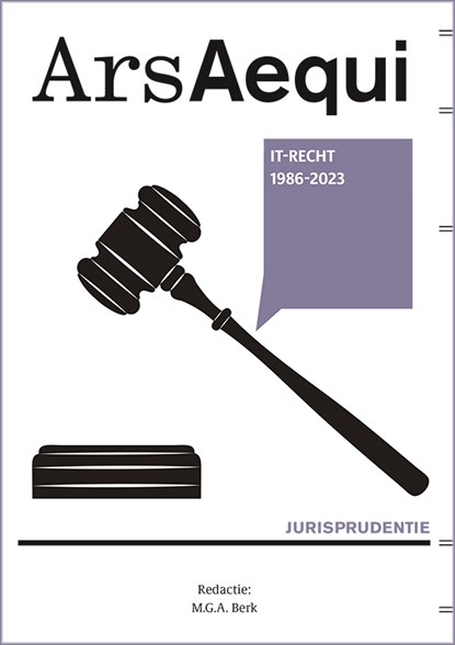 Jurisprudentie IT-recht 1986-2023, Martijn Berk - Paperback - 9789493199880