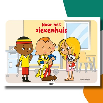 Naar het ziekenhuis kamishibai vertelplaten, Michel de Boer - Paperback - 9789493200586