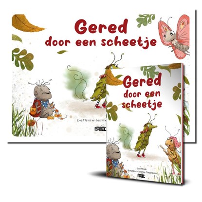 Gered door een scheetje kamishibai vertelplaten + boek, Jose Mijnals - Gebonden - 9789493200753