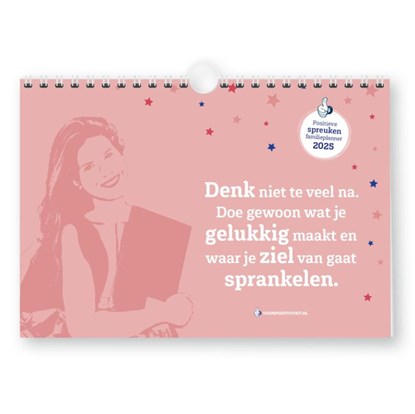 Familieplanner positieve spreuken 2025, niet bekend - Paperback - 9789493205260
