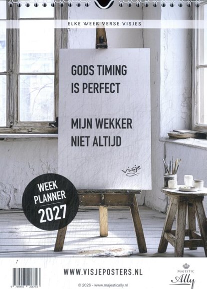 Weekplanner Visje 2027, niet bekend - Paperback - 9789493206793