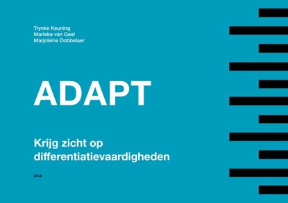 ADAPT, Trynke Keuning ; Marieke van Geel ; Marjoleine Dobbelaer - Gebonden - 9789493209671