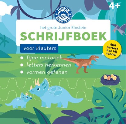 Het grote Junior Einstein Schrijfboek voor kleuters, niet bekend - Paperback - 9789493218116