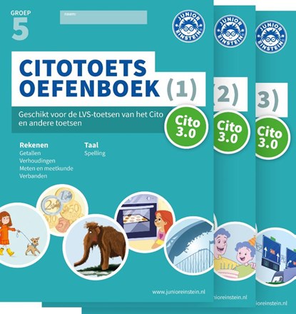 Citotoets Oefenboeken deel 1, 2 en 3 groep 5, niet bekend - Paperback - 9789493218161