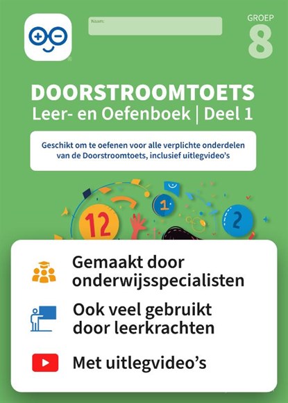 Doorstroomtoets 1 groep 8 Leer- en Oefenboek, niet bekend - Paperback - 9789493218819