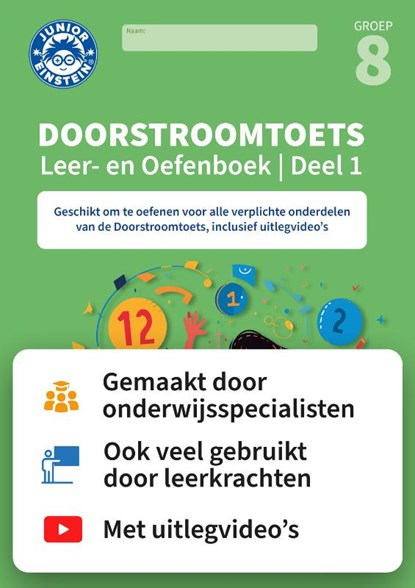 Doorstroomtoets 1 groep 8 Leer- en Oefenboek, niet bekend - Paperback - 9789493218819