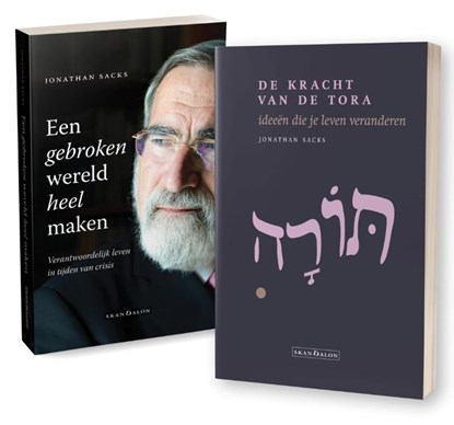 2-pak De kracht van de Tora + Een gebroken wereld heel maken, Jonathan Sacks - Paperback - 9789493220935