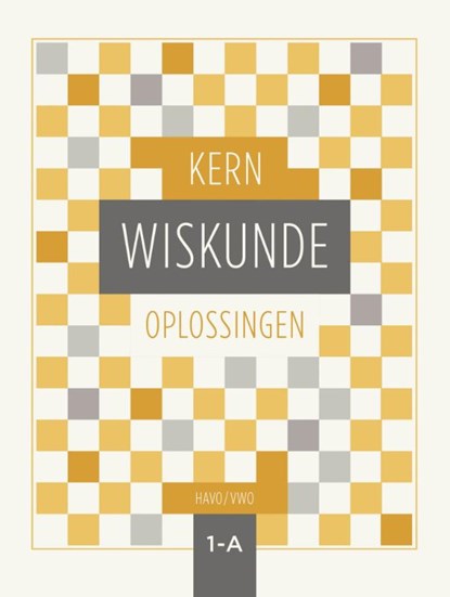 KERN Wiskunde oplossingenboek havo/vwo 1 deel A, niet bekend - Paperback - 9789493224469