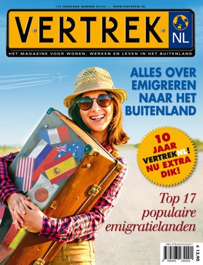 VertrekNL 42/43 Emigratiespecial, Tessa Nederhoff - Paperback - 9789493234291