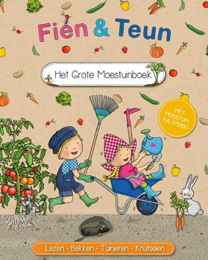 Fien & Teun - Het grote moestuinboek, Van Hoorne - Gebonden - 9789493236219