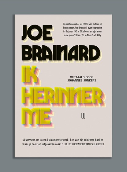 Ik herinner me, Joe Brainard - Ebook - 9789493290099