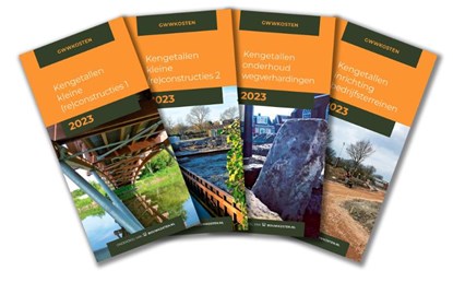 SERIE GWWkengetallen 2023 (4 boeken), IGG bouweconomie BV - Gebonden - 9789493312135