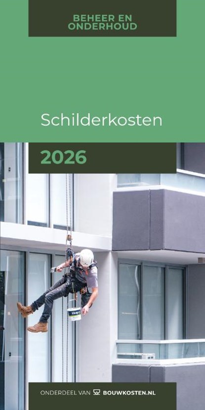 Schilderkosten 2026, IGG Bouweconomie BV - Paperback - 9789493312906