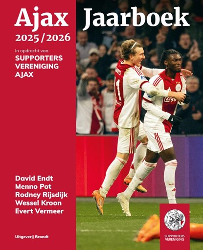 Ajax jaarboek 2025-2026, Menno Pot - Gebonden - 9789493319554