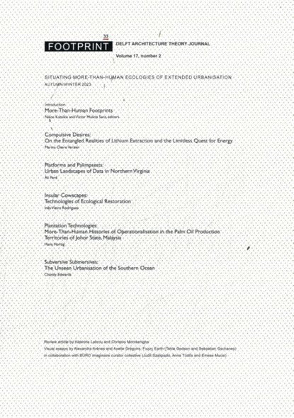 Situating more-than-Human Ecologies of Extended Urbanisation, Nikos Katsikis ; Victor Muñoz Sanz - Paperback - 9789493329201