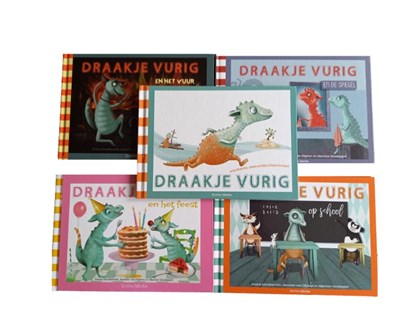 Draakje Vurig set 5 delen, Josina Intrabartolo ; Janneke van Olphen - Gebonden - 9789493337299