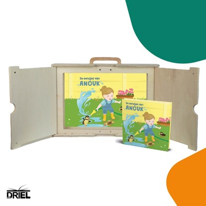 Start to kamishibai - De eendjes van Anouk, Anouk Van der Jeught - Gebonden - 9789493341135