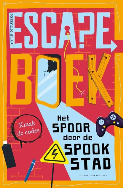 Escape Boek - Het spoor door de spookstad, Peter Nilsson - Paperback - 9789493354074