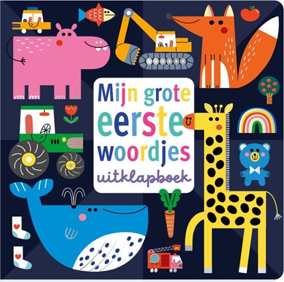 Mijn grote eerste woordjes uitklapboek, niet bekend - Gebonden - 9789493354111