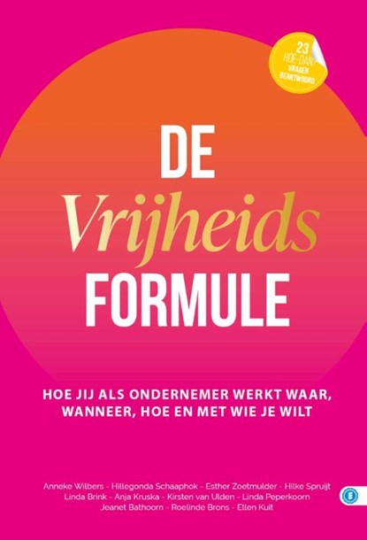 De vrijheidsformule, Bathoorn Jeanet ; Hillegonda Schaaphok ; Anneke Wilbers ; Esther Zoetmulder ; Hilke Spruijt ; Anja Kruska ; Kirsten van Ulden ; Linda Peperkoorn ; Roelinde Brons ; Ellen Kuit - Gebonden - 9789493355606
