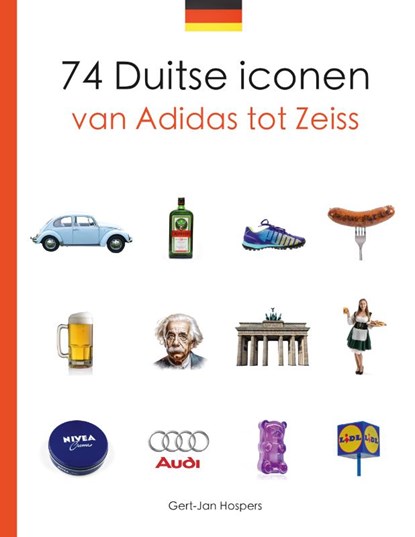 74 Duitse Iconen, Gert-Jan Hospers - Paperback - 9789493358492